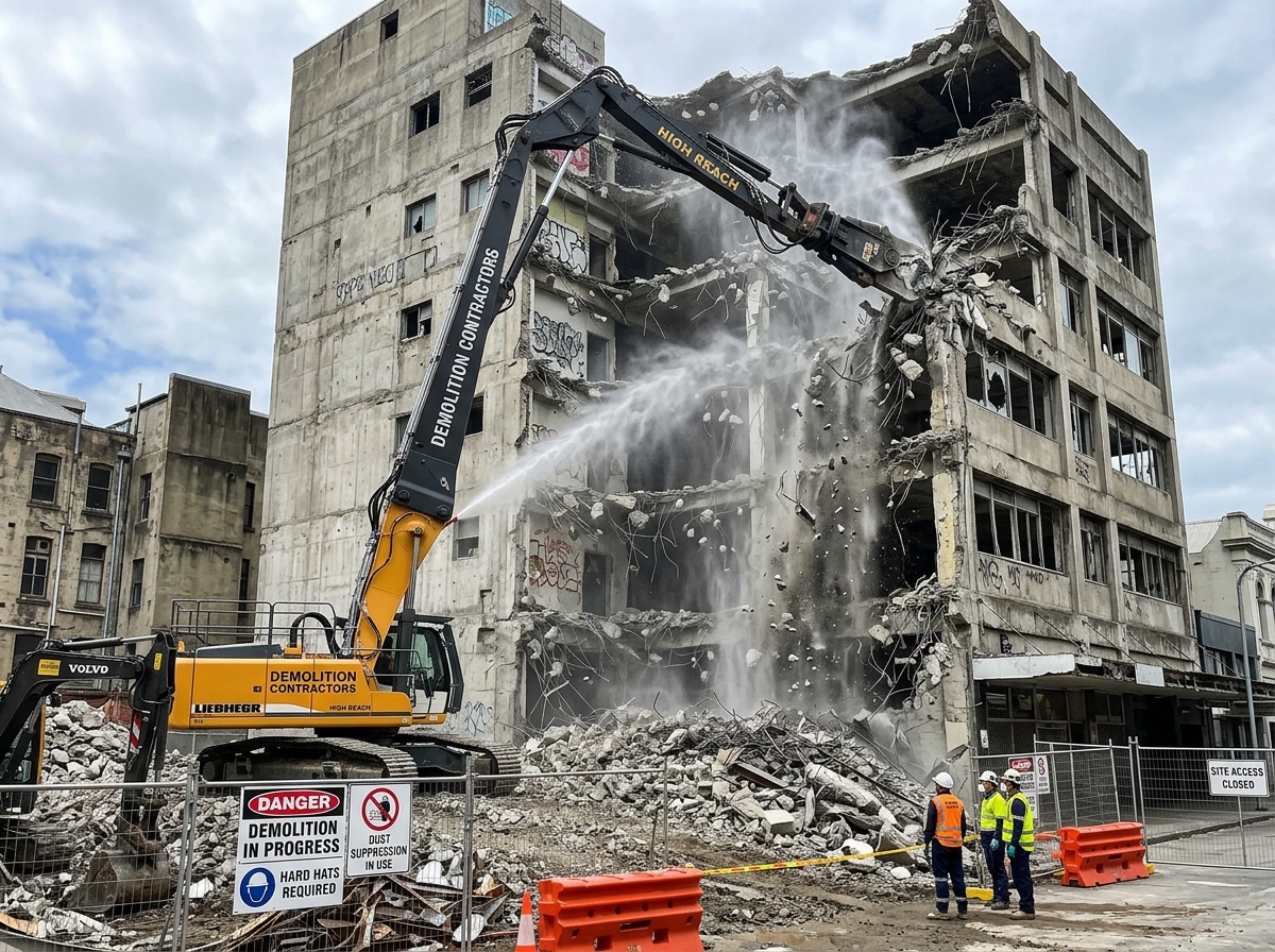 Active structural demolition